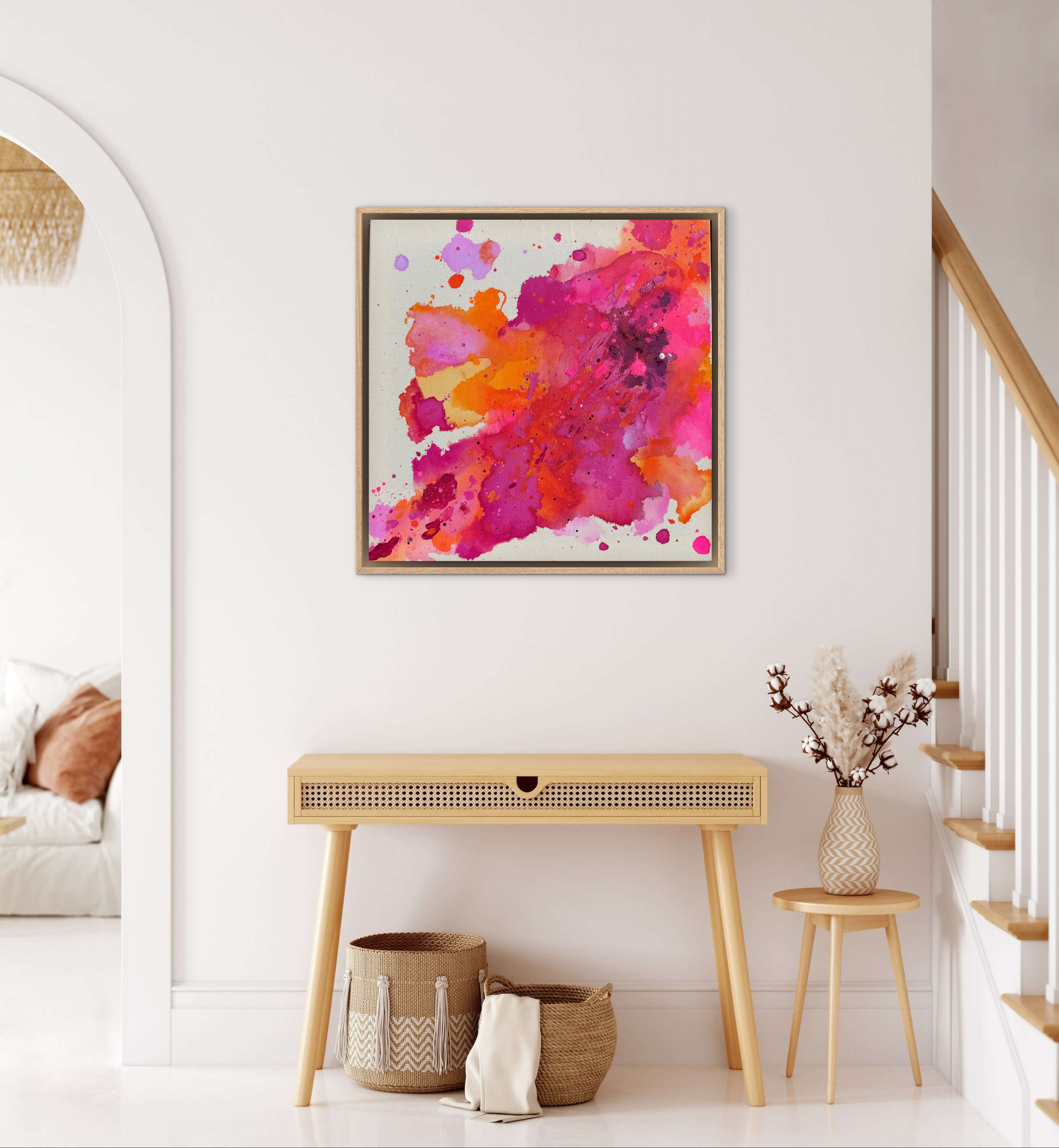 Nachblühen, 2026, Acryl auf roher Baumwollleinwand, Ansicht 6